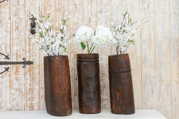 Tall Wooden Planters
